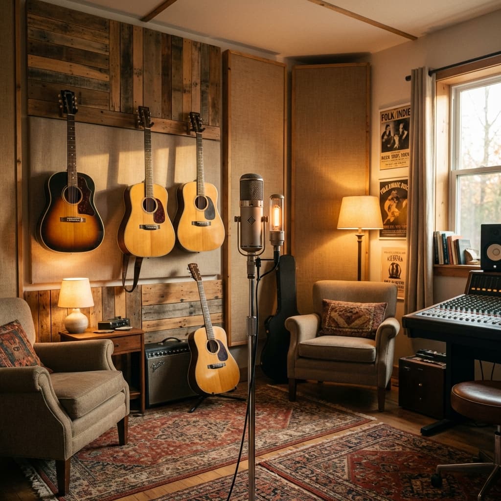 Professional alternative music studio for mastering